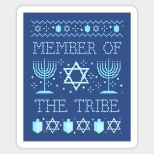 Member of the Tribe Ugly Sweater Sticker